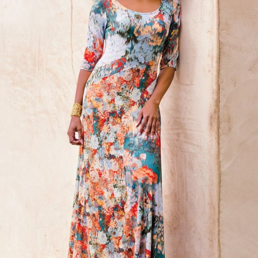 Multi Colored Maxi Dress